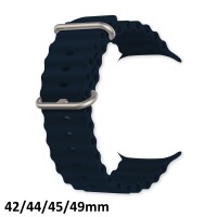 Pulseira Smartwatch Oceano 42/44/45/49mm - Azul Índigo